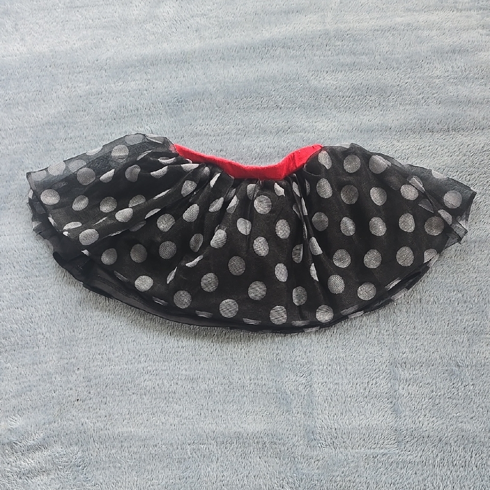 Black Polka Dot Tulle Skirt